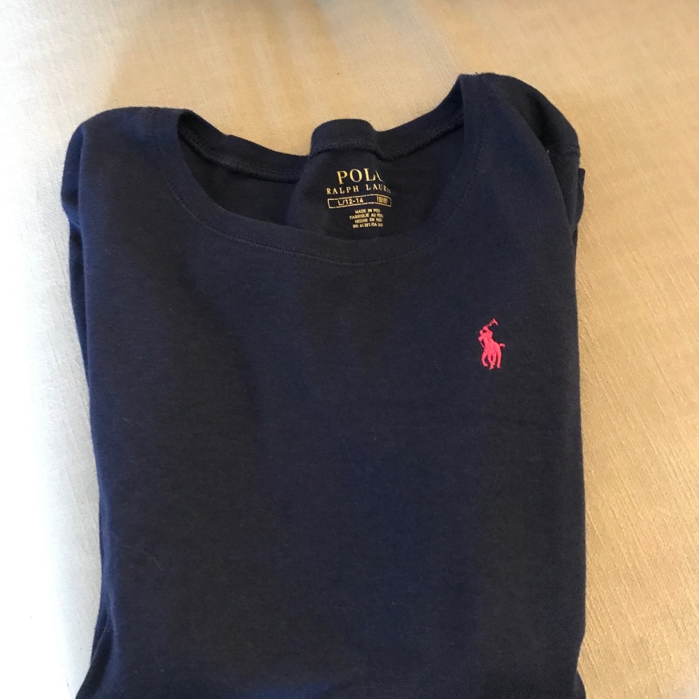 Girls large long sleeve tee